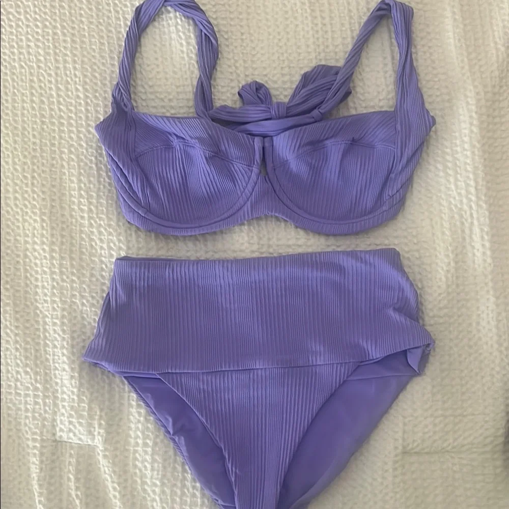 L Space Pointelle Bikini Set - Picture 5 of 6